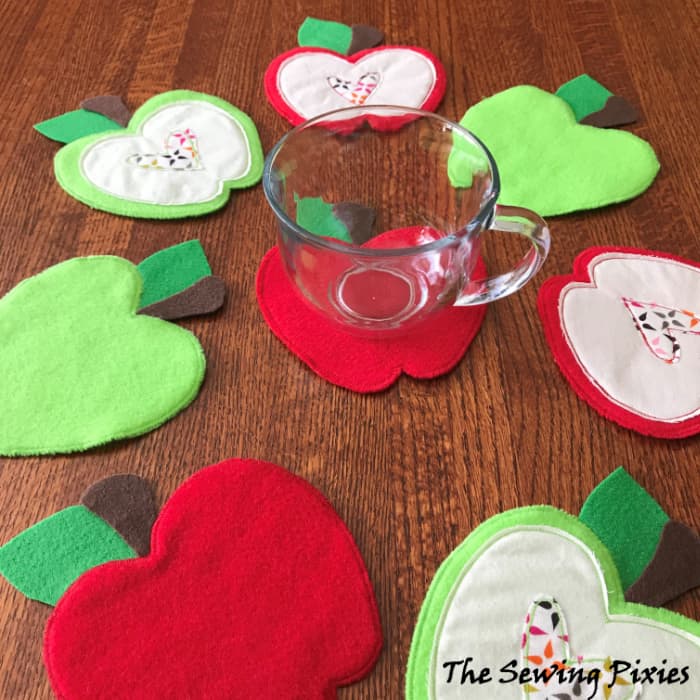 Learn how to DIY felt coasters that work as a perfect handmade gift!