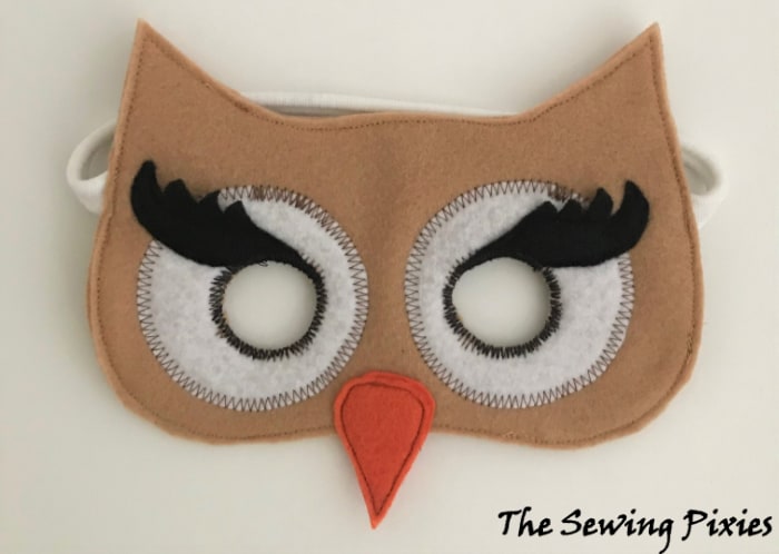 diy owl costume sewing project | owl mask
