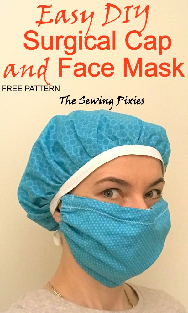 Learn how to sew scrub cap using my surgical cap sewing pattern! My pdf scrub cap pattern is free to download! Share my scrub cap tutorial with anyone who would like to learn how to sew a surgical cap!