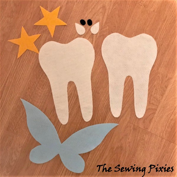 DIY tooth fairy pillow! Free Templates included!