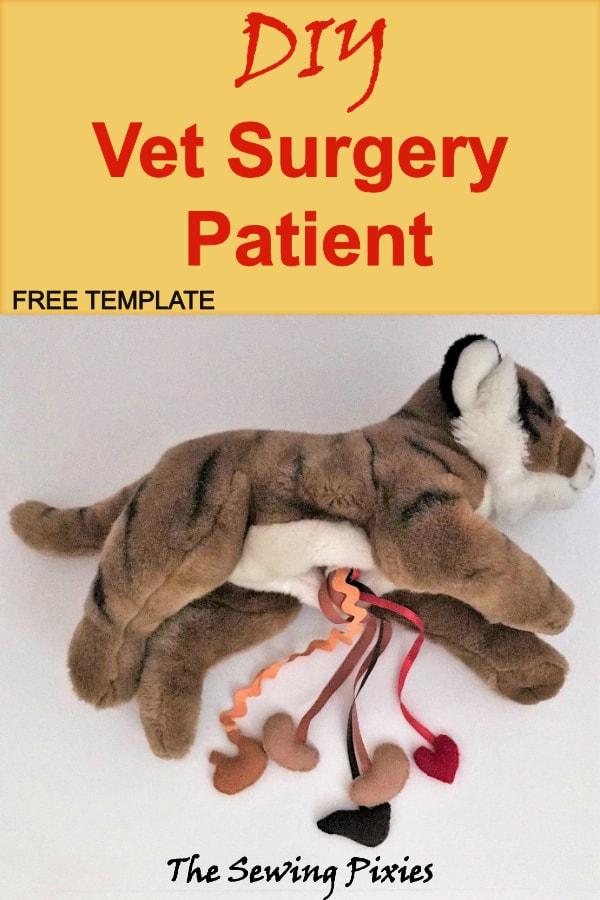 DIY vet surgery patient pretend play #toysewingtutorial, #pretendplaytoys, #diyvetsurgerytoy, #doctorpretendplay