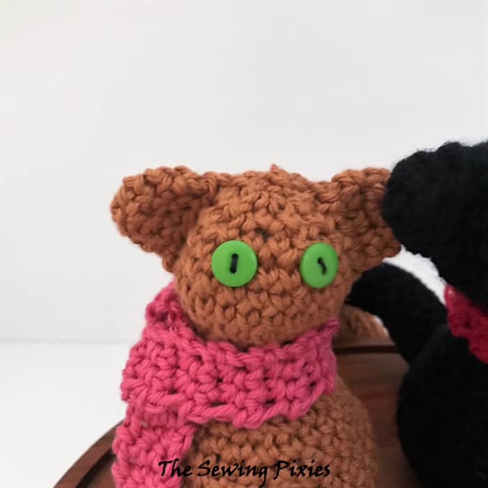 easy crochet cats decor free pattern