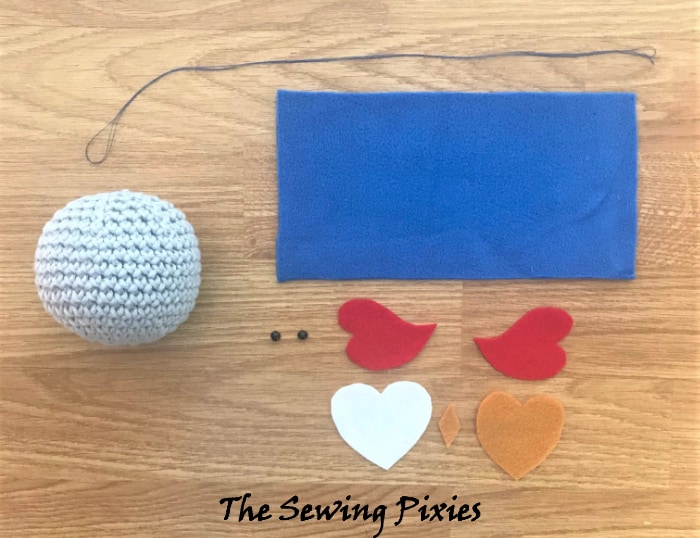 Learn how to easy crochet lovebirds centerpiece 