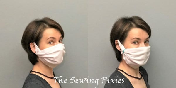  Diy cloth no-sew face mask! No-sew face mask double layered is super easy to make using t-shirt! Learn how to make a no-sew face mask with at home materials!