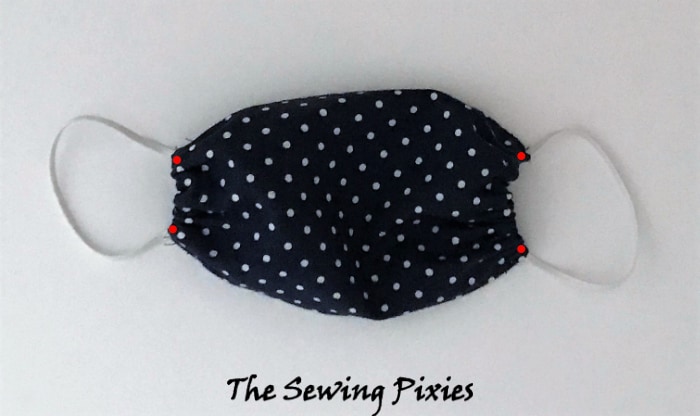 sew surgical cap and mask pretend play