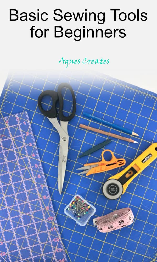 Follow my list of top basic sewing tools you need to start sewing!