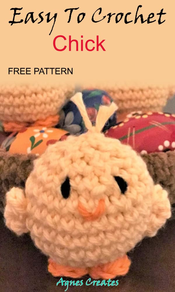 Decorate your home with crochet Easter decor! Chick crochet free pattern included!