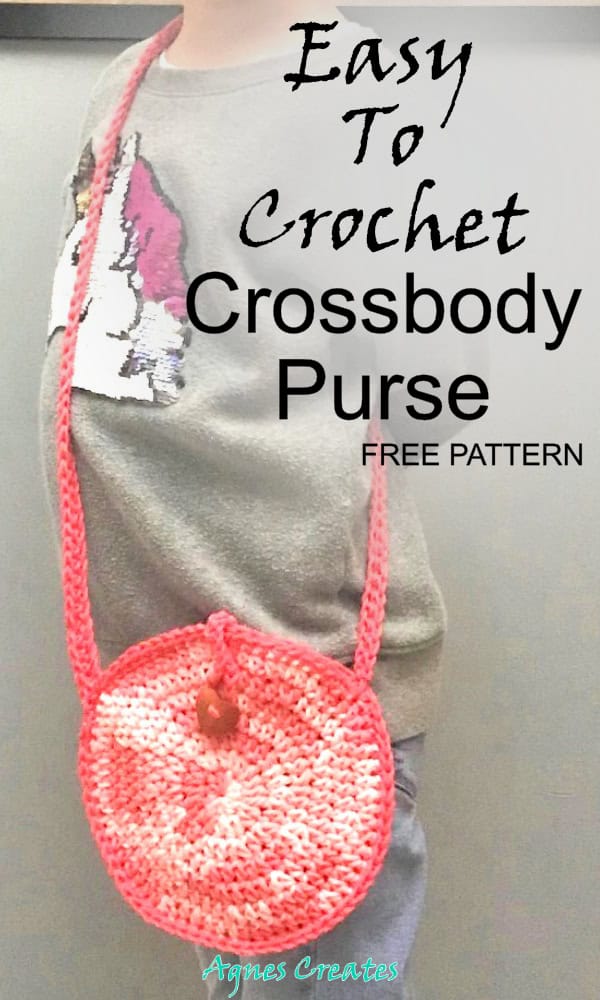 Learn how to crochet a crossbody purse. Follow a detailed tutorial and crossbody purse crochet pattern free!