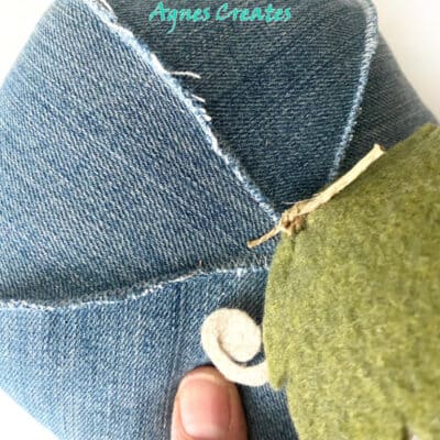  Denim pumpkin free sewing pattern!