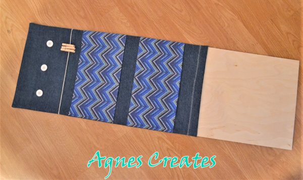 Learn how to sew a DIY fabric wall hanging organizer, that is perfect for mail and keys!