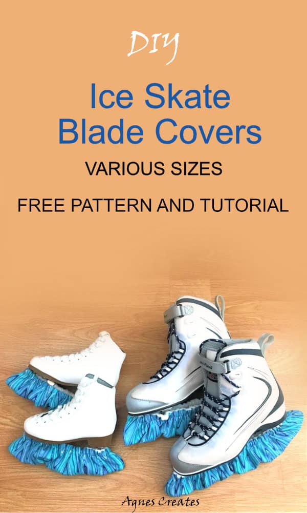 Learn how to DIY ice skate blade covers to protect ice skate blades! Follow a free tutorial for an ice skate blade cover sewing pattern!