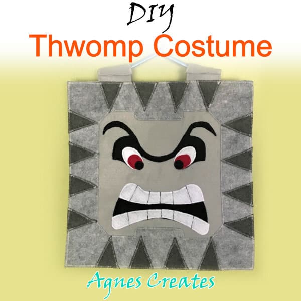 Learn how to make a super mario thwomp costume for a small child!