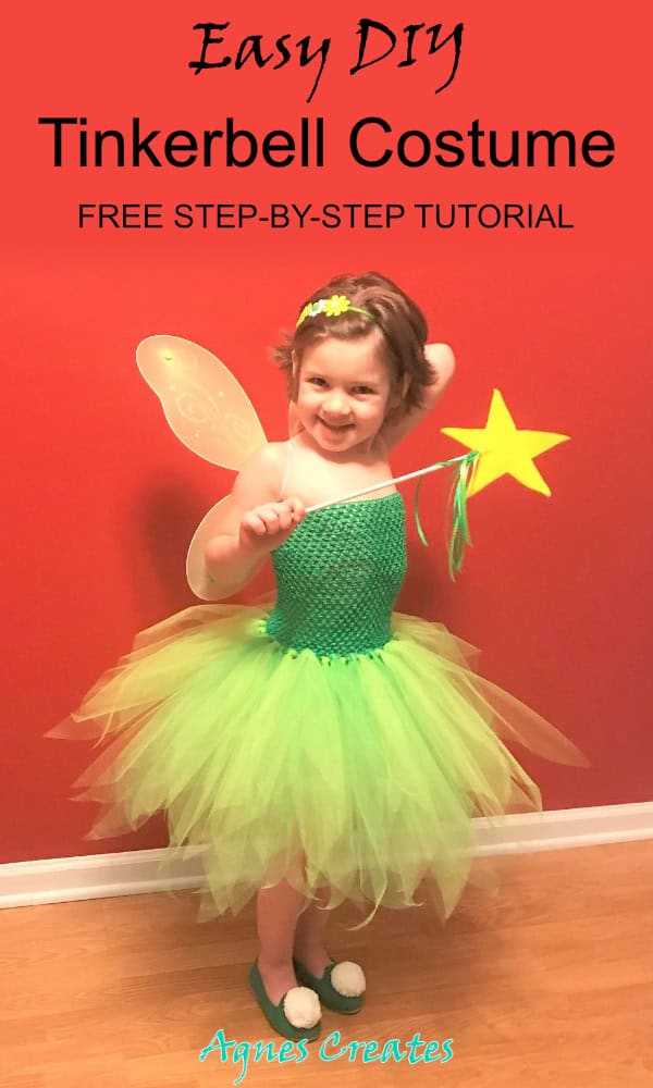 Follow my diy tinkerbell costume! Make a fairy costume for a dress up party!Free step by step instructions!