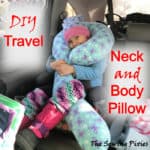 DIY Travel Neck Pillow Free Pattern
