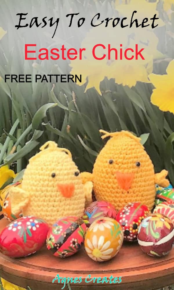 Follow my egg chick crochet free pattern! Learn how to crochet a perfect shaped egg! It makes a fun Easter crochet pattern.