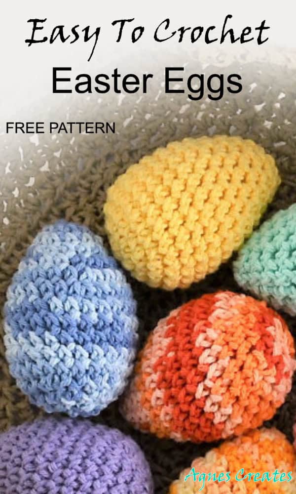 This free easter egg crochet pattern shows how to crochet perfectly shaped egg! Decorate your home with crochet Easter decor! 