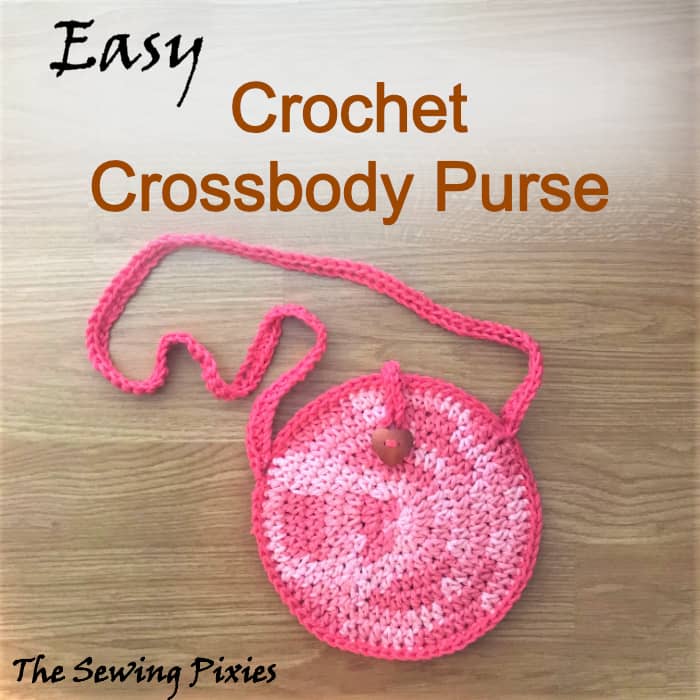 easy crochet crossbody purse