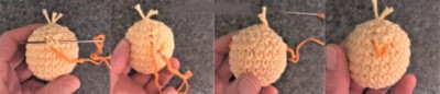 Follow my chick crochet pattern free! It makes a perfect Easter crochet pattern idea!