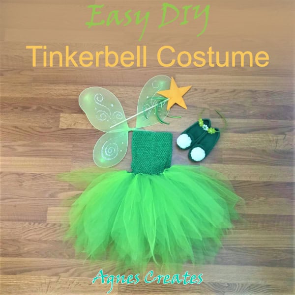 Learn how to diy tinkerbell fairy costume! Free detailed step by step tutorial!