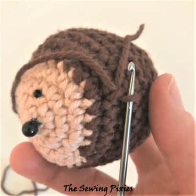 Learn how to crochet a headgehog! Follow my free hedgehog crochet pattern with step-by-step instructions!