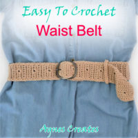 Easy to Crochet Belt Free Pattern