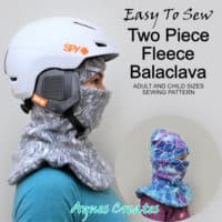 How To Sew A Fleece Balaclava PDF Pattern