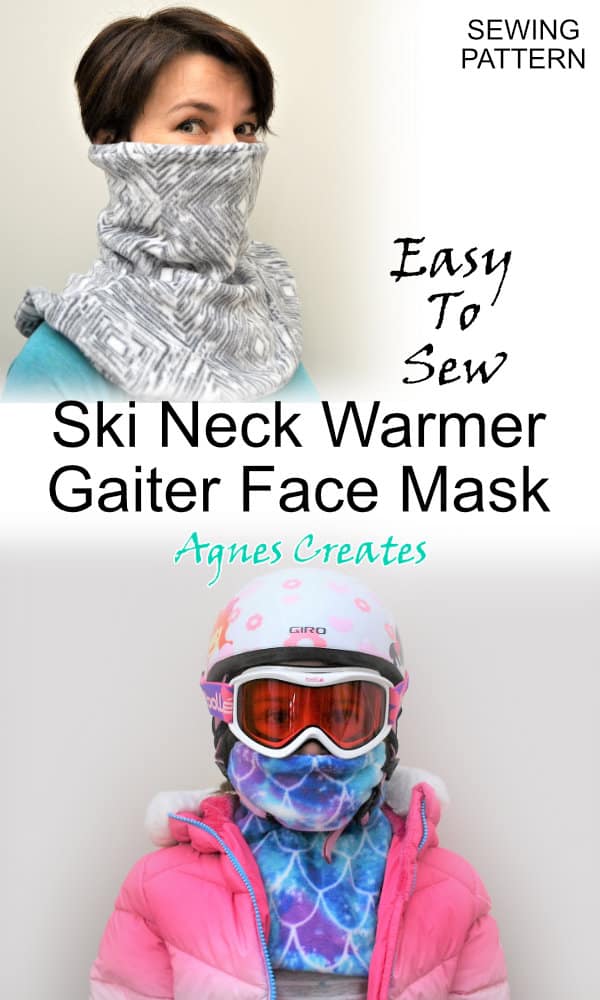 How To Make a Fleece Neck Warmer  Free Pattern - You Make It Simple