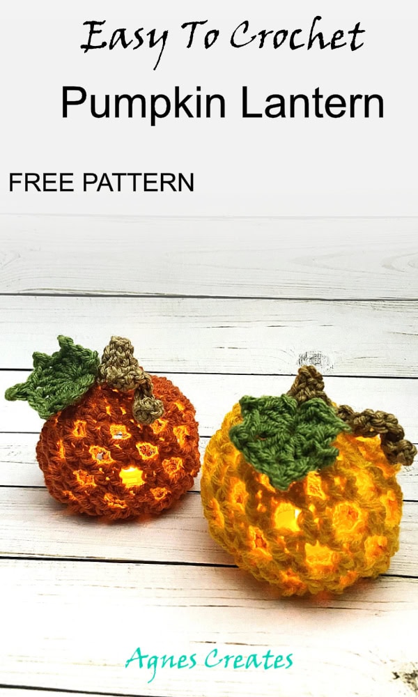 Learn how to crochet lighted pumpkin to decorate your Thanksgiving table this year! Follow my free pumpkin lantern crochet pattern!