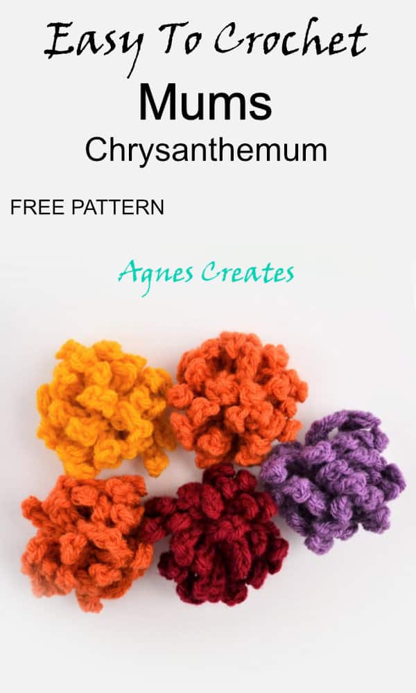 Easy mum crochet pattern it's perfect addition to fall wreath crochet pattern!