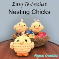 Nesting Chicks Free Crochet Pattern