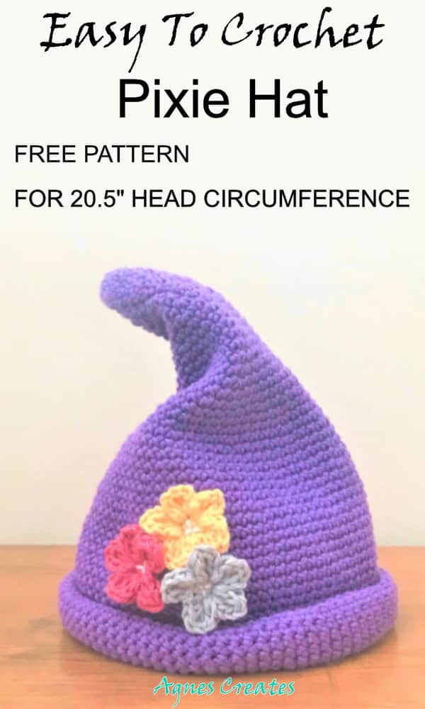 Follow my pixie hat crochet pattern to make this fun hat for you child! Learn how to use a single crochet stitch to crochet a hat.