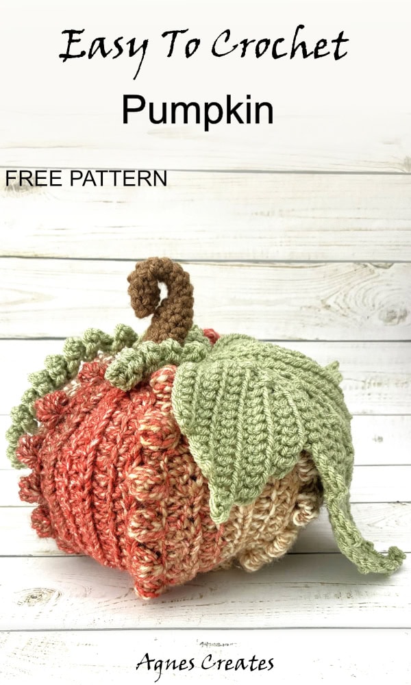 Follow my pumpkin crochet pattern to crochet rustic fall decor for your home! It makes a perfect fall crochet idea.