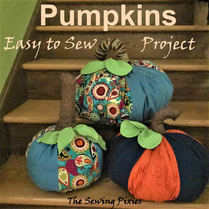 Easy to sew fabric pumpkins #sewpumpkins, #pumpkinpattern, #fabricpumpkindiy, #pumpkindecor, #easytosewpumpkin