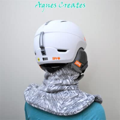Fleece Neck Warmer Gaiter Face Mask Sewing Pattern - Agnes Creates