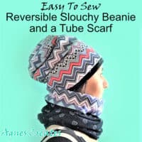 Sew A Slouchy Beanie And Tube Scarf