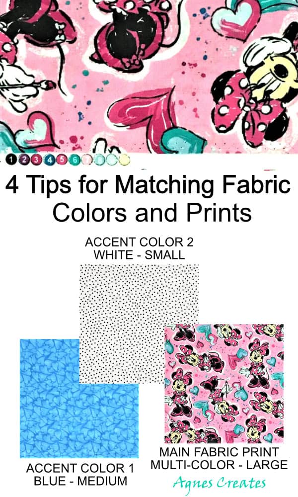 Follow my post on how to match fabric colors and prints! A perfect tips on matching fabric color and prints for your sewing project!