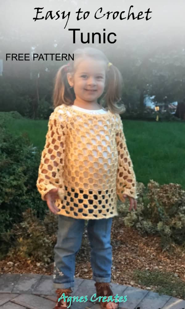 Follow this free tunic crochet pattern and learn how to crochet lacy top! 